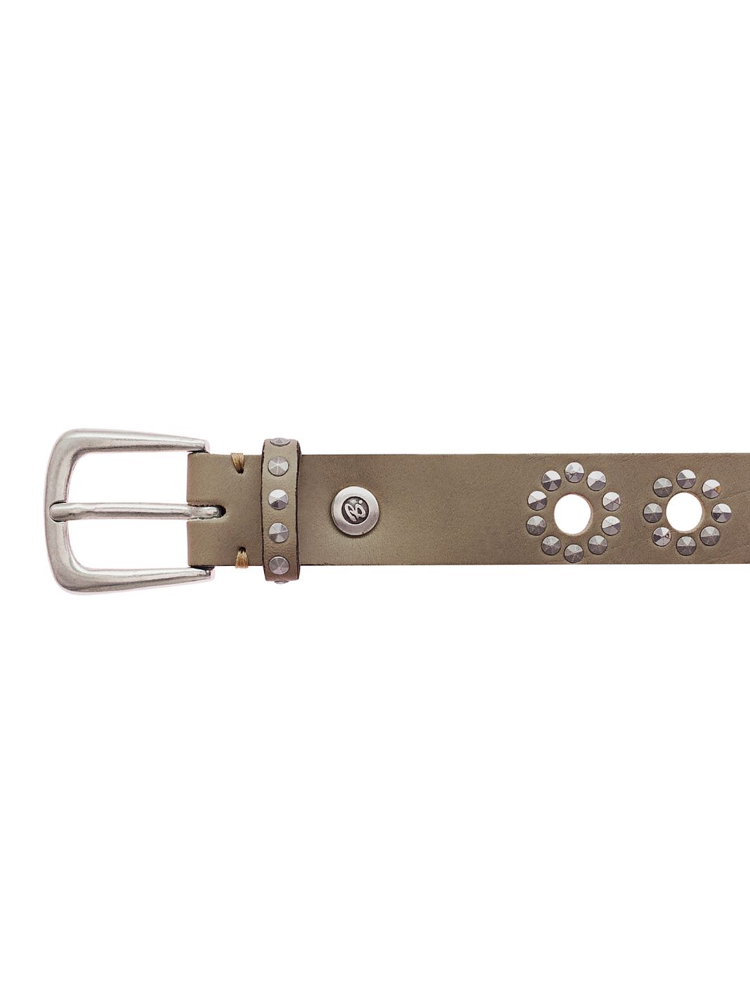 b.belt Cintura con borchie Vera Pelle