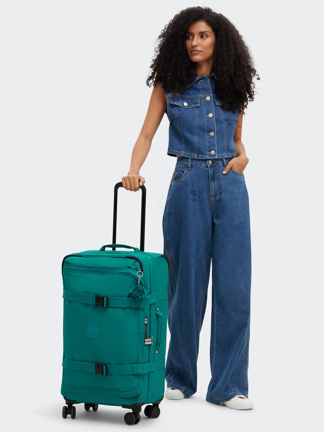 Kipling Basic Spontaneous 4-pyöräinen vetolaukku M 66 cm Kipling Basic Spontaneous 4-pyöräinen vetolaukku M 66 cm