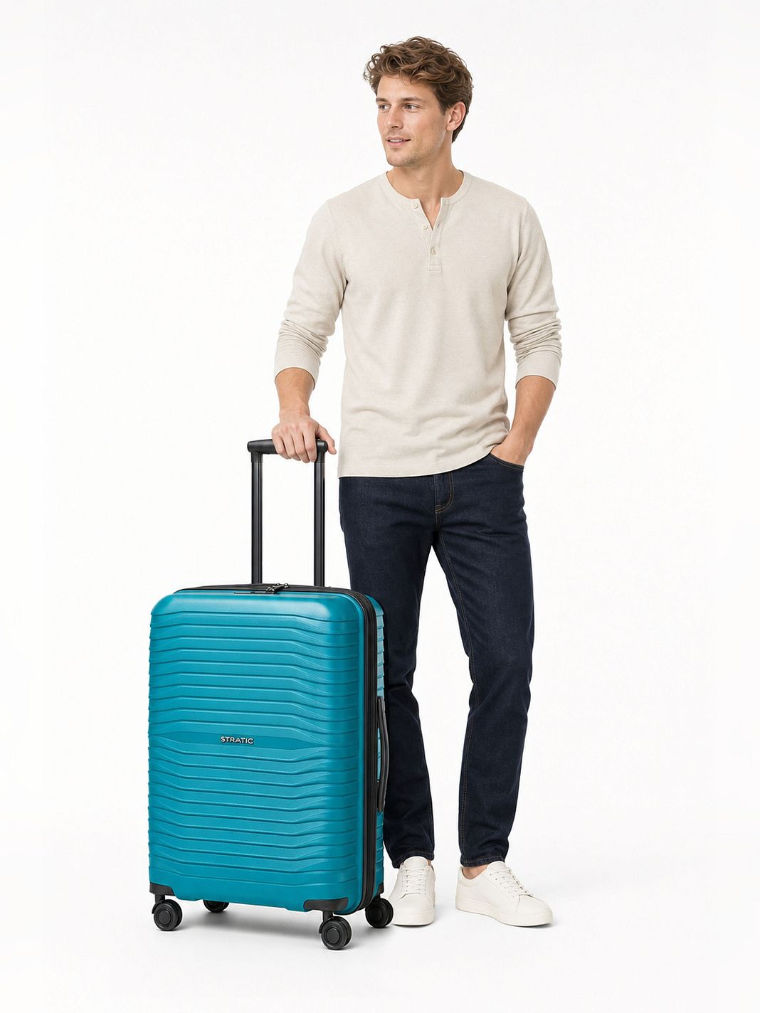 Stratic Shine 4 ruedas Trolley 66 cm Con asa expansible Stratic Shine 4 ruedas Trolley 66 cm Con asa expansible