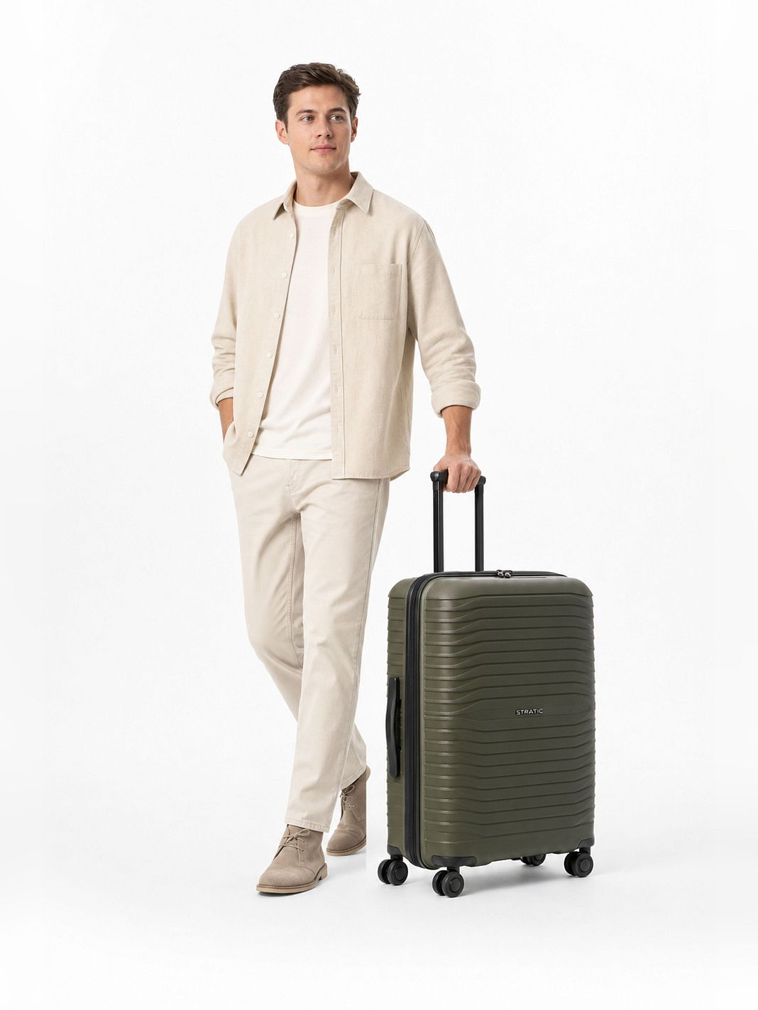 Stratic Shine 4 ruedas Trolley 66 cm Con asa expansible Stratic Shine 4 ruedas Trolley 66 cm Con asa expansible