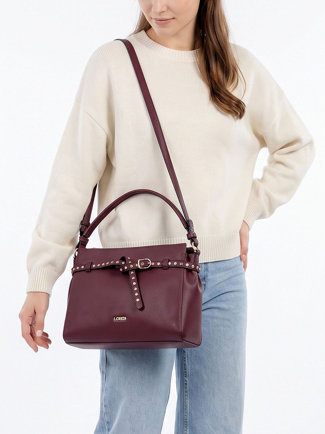 L.CREDI Salley Bolsa de hombro 31 cm L.CREDI Salley Bolsa de hombro 31 cm