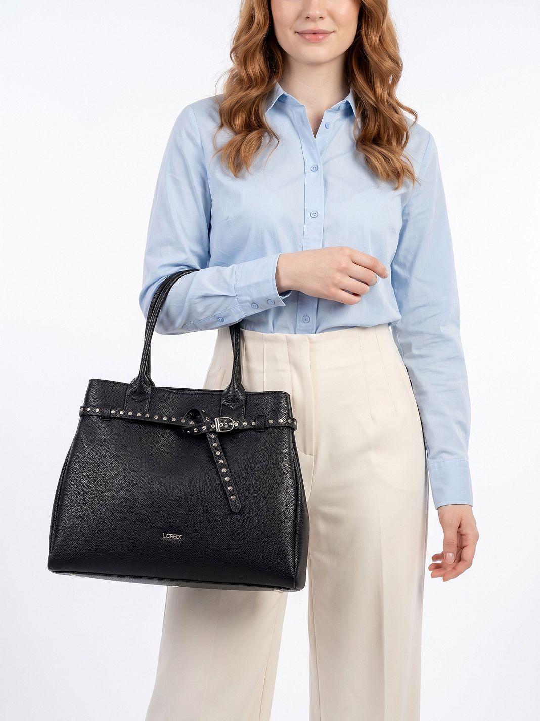 L.CREDI Salley Bolsa de hombro 28 cm L.CREDI Salley Bolsa de hombro 28 cm