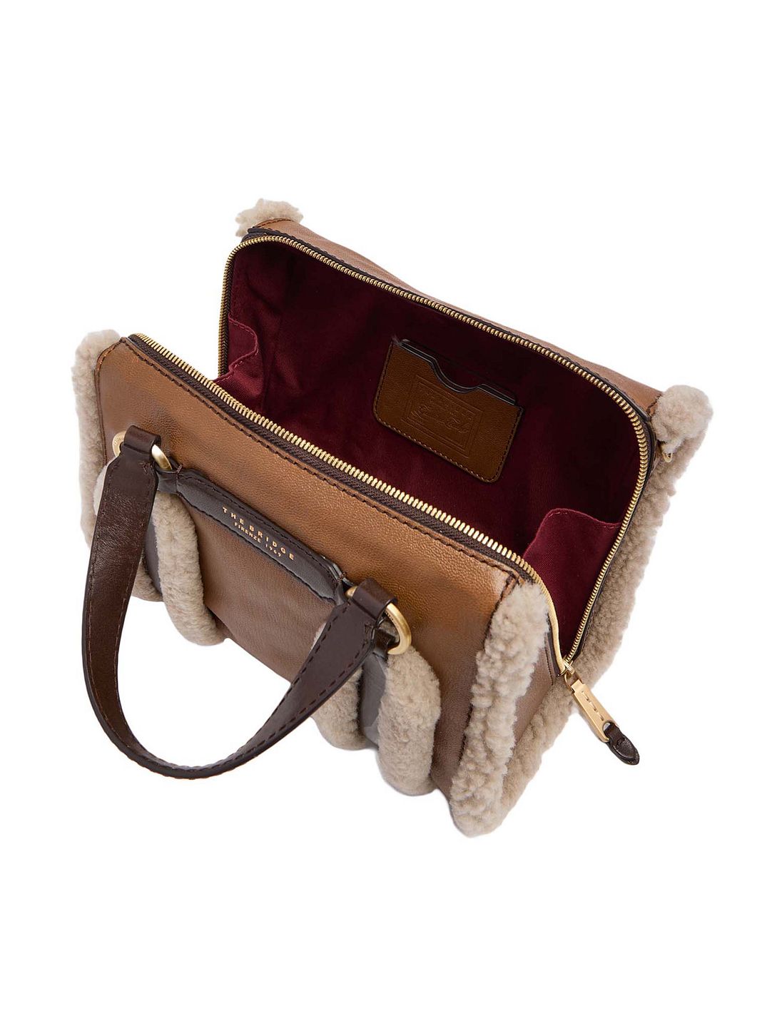 The Bridge Laura Bolso Piel natural 25 cm The Bridge Laura Bolso Piel natural 25 cm