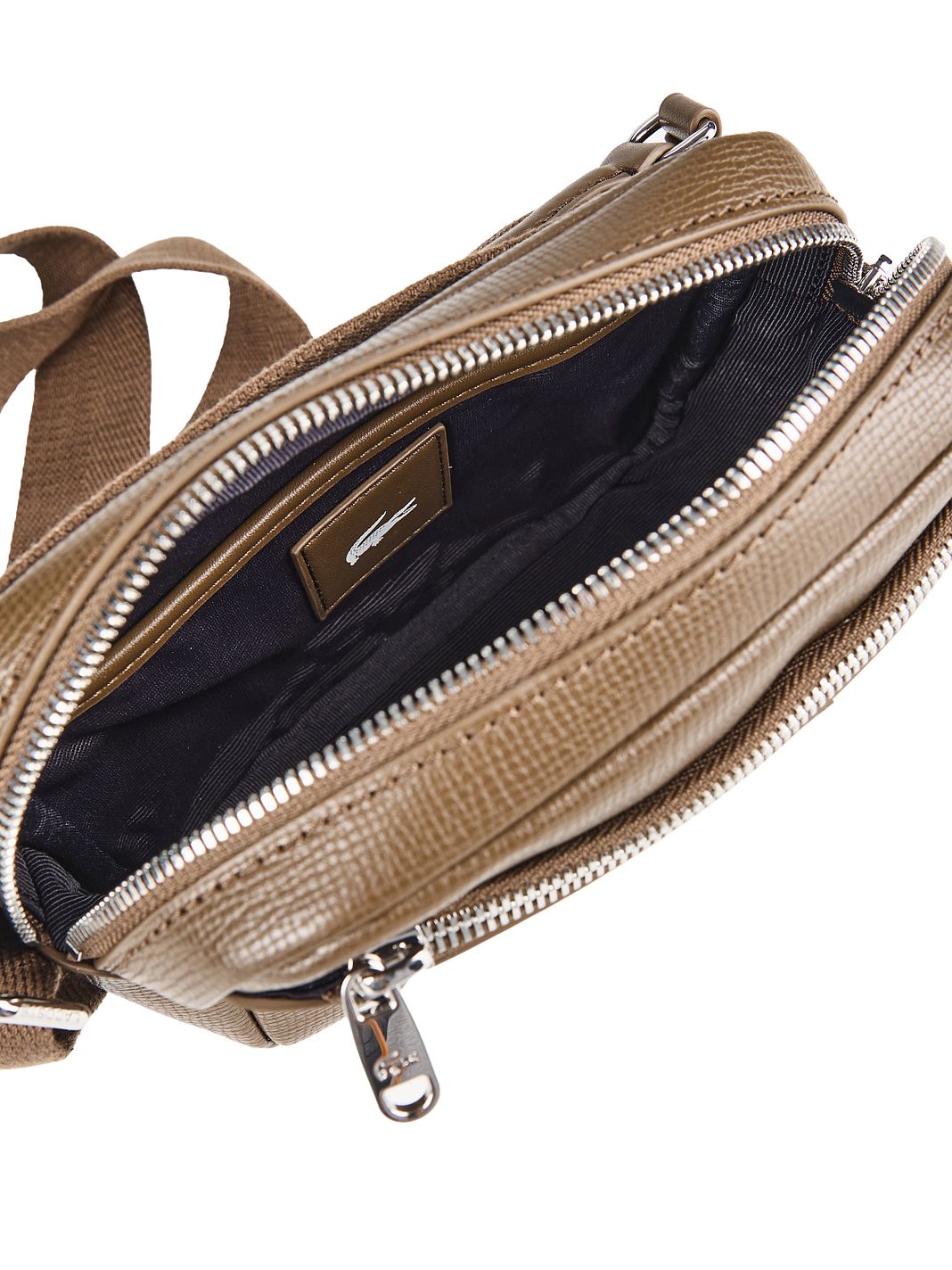Lacoste Ossian Borsa a tracolla Vera Pelle 19 cm Lacoste Ossian Borsa a tracolla Vera Pelle 19 cm