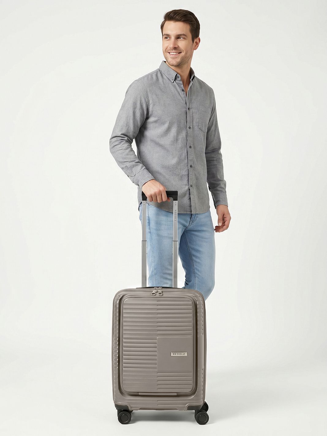 Redolz Essentials 17 2.0 4 ruedas Maleta de cabina 55 cm Compartimento para el portátil Con asa expansible Redolz Essentials 17 2.0 4 ruedas Maleta de cabina 55 cm Compartimento para el portátil Con asa expansible
