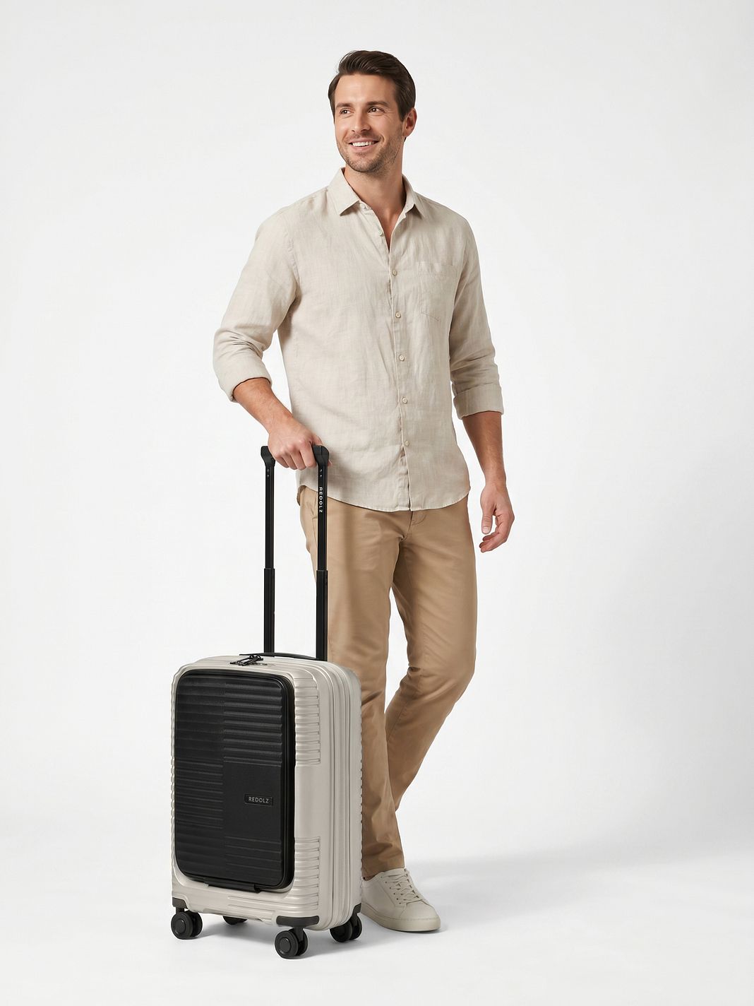 Redolz Essentials 17 2.0 4 ruedas Maleta de cabina 55 cm Compartimento para el portátil Con asa expansible