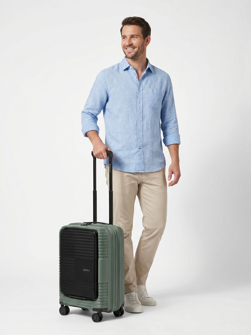 Redolz Essentials 17 2.0 4 ruedas Maleta de cabina 55 cm Compartimento para el portátil Con asa expansible