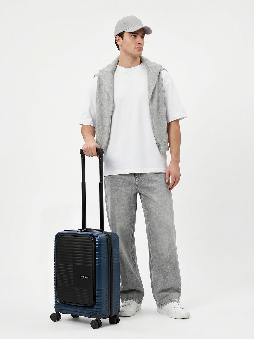 Redolz Essentials 17 2.0 4 ruedas Maleta de cabina 55 cm Compartimento para el portátil Con asa expansible