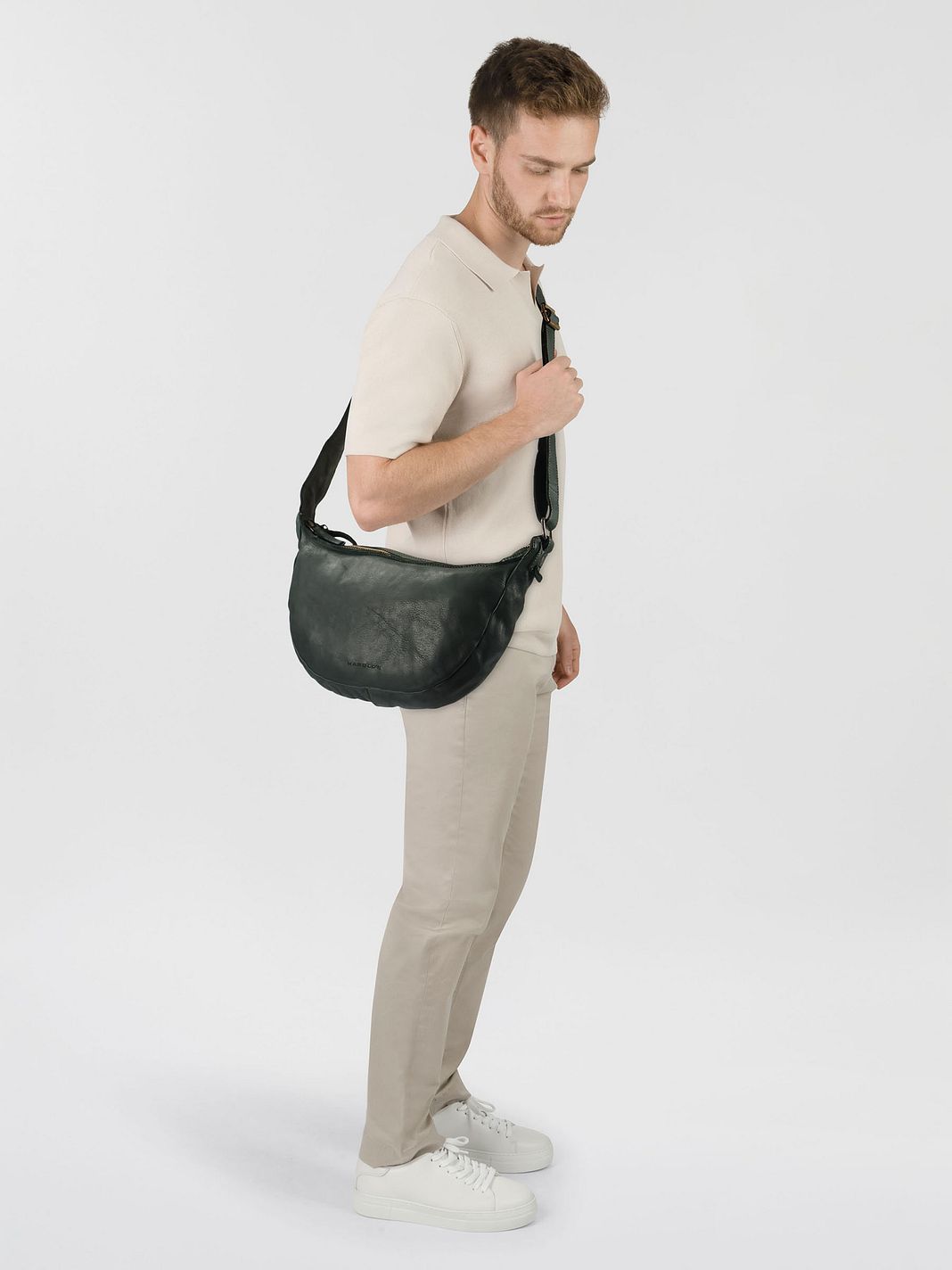Harold's Submarine Borsa a tracolla M Vera Pelle 33 cm Harold's Submarine Borsa a tracolla M Vera Pelle 33 cm