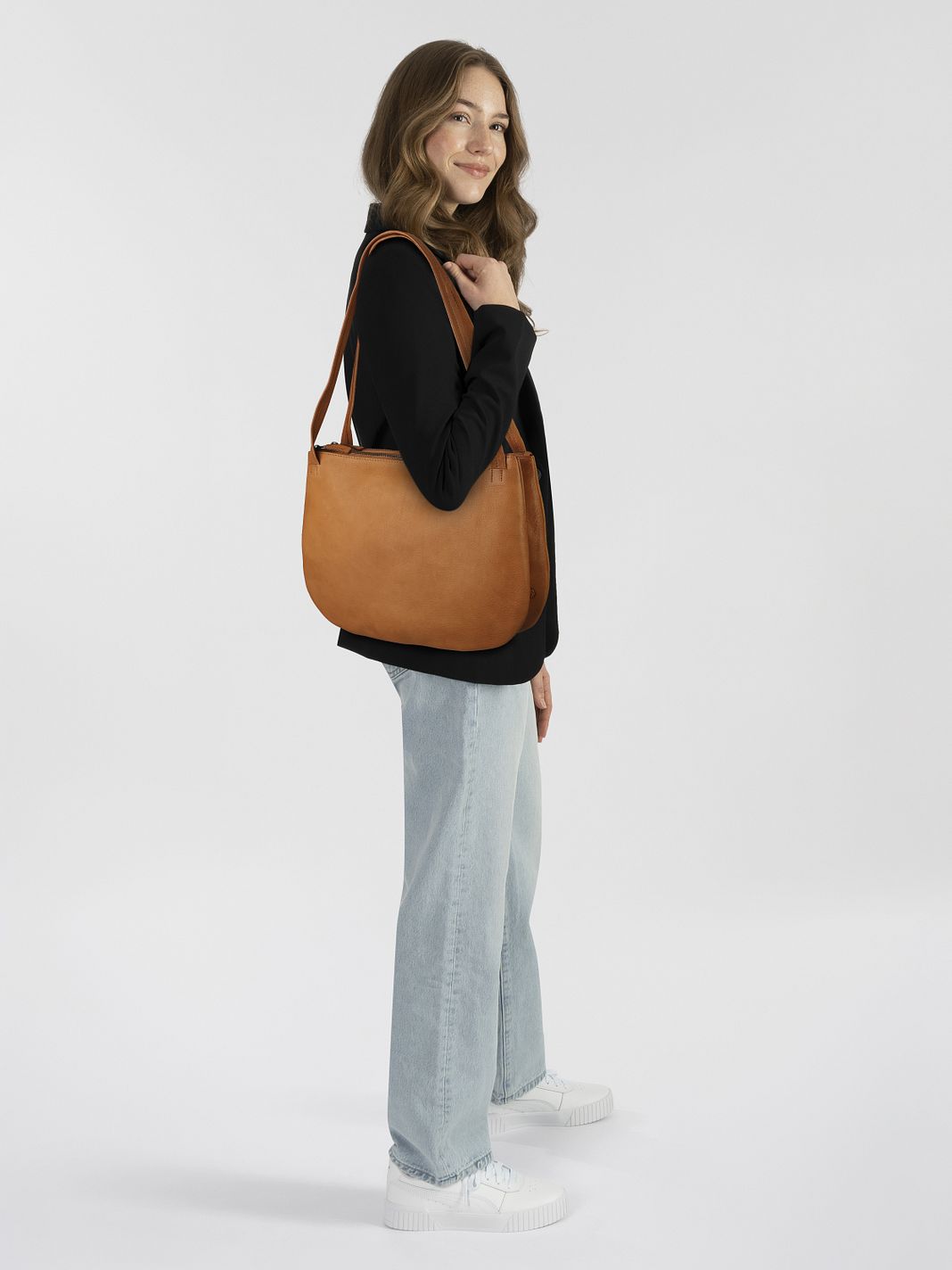 Harold's Cufu Borsa a spalla Vera Pelle 38 cm