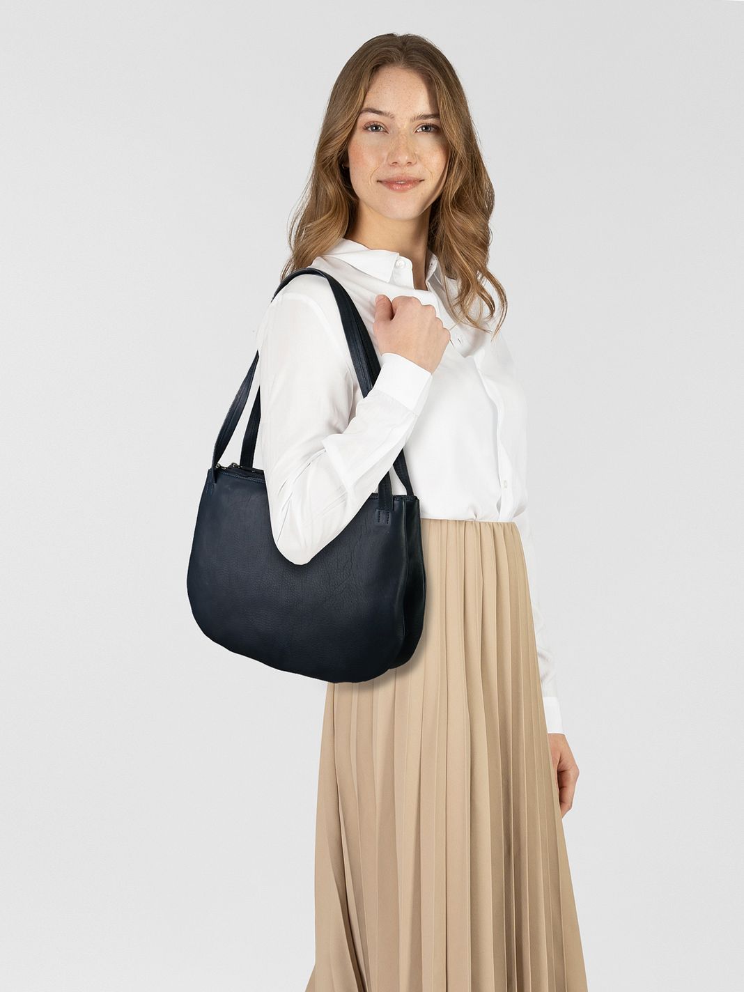 Harold's Cufu Borsa a spalla Vera Pelle 38 cm Harold's Cufu Borsa a spalla Vera Pelle 38 cm