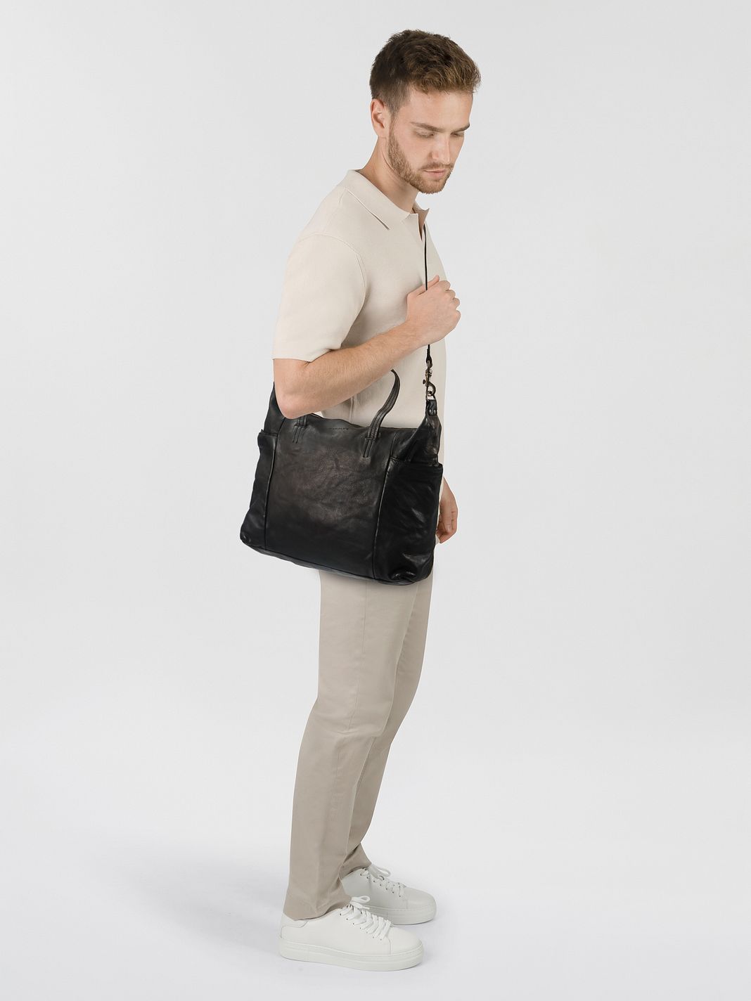 Harold's SUBMARINE Borsa shopper Vera Pelle 39 cm Harold's SUBMARINE Borsa shopper Vera Pelle 39 cm
