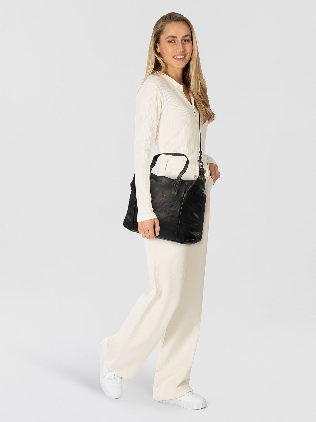 Harold's SUBMARINE Borsa shopper Vera Pelle 39 cm Harold's SUBMARINE Borsa shopper Vera Pelle 39 cm
