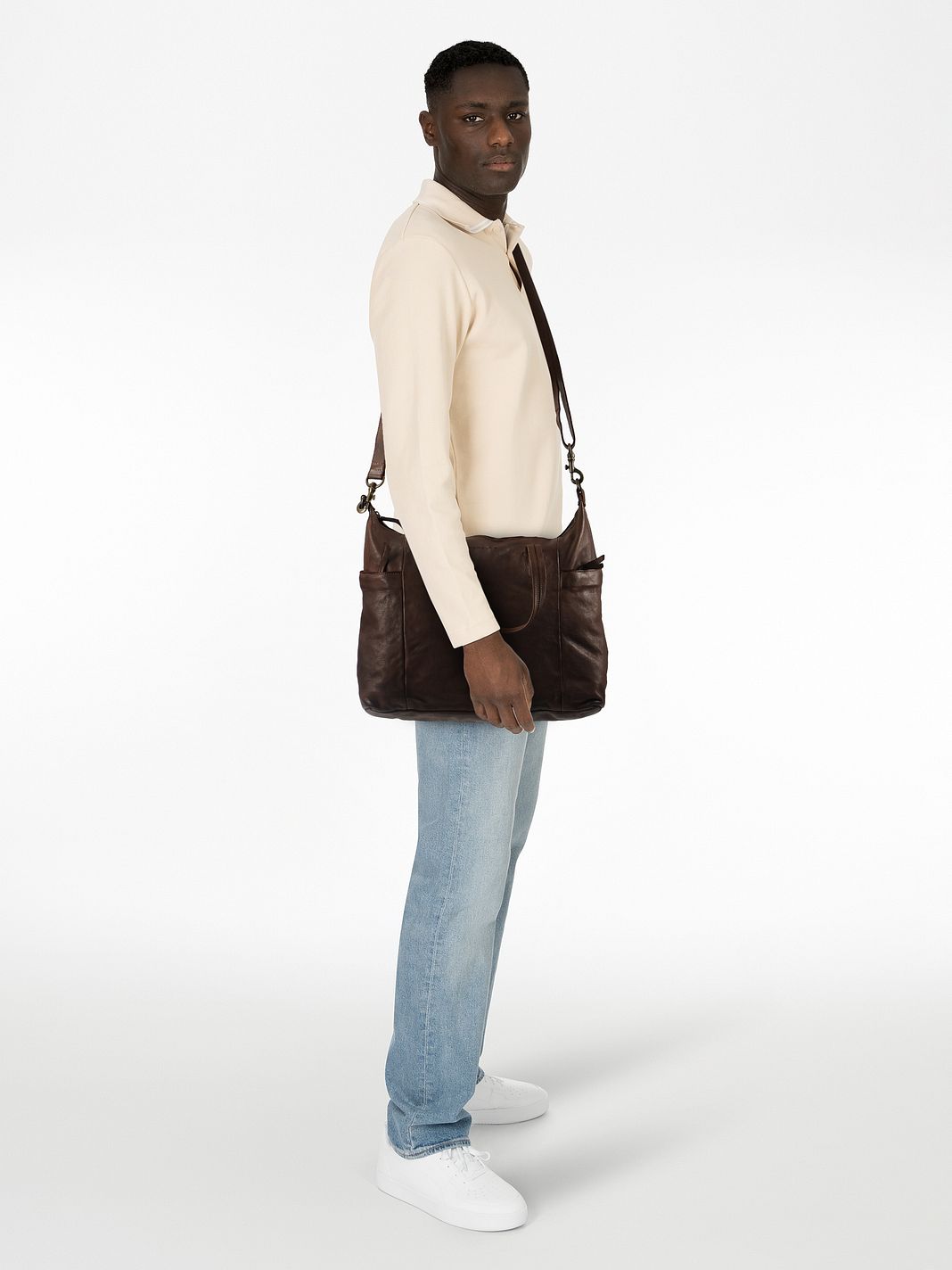 Harold's SUBMARINE Bolsa de compras Piel natural 39 cm Harold's SUBMARINE Bolsa de compras Piel natural 39 cm