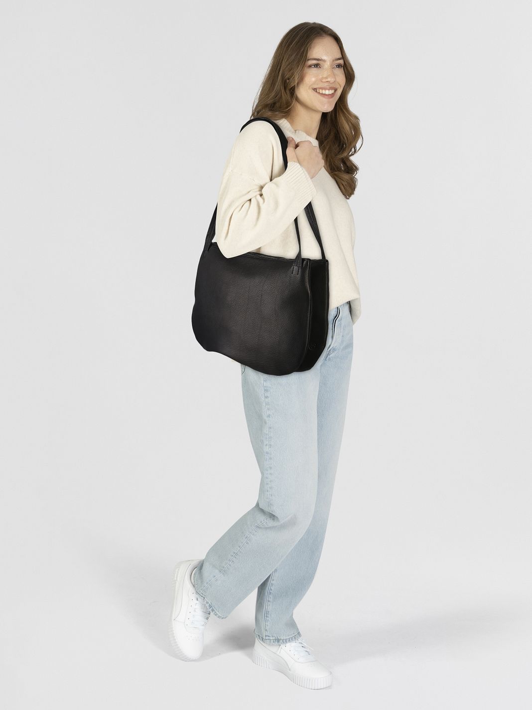 Harold's Cufu Borsa a spalla Vera Pelle 38 cm Harold's Cufu Borsa a spalla Vera Pelle 38 cm