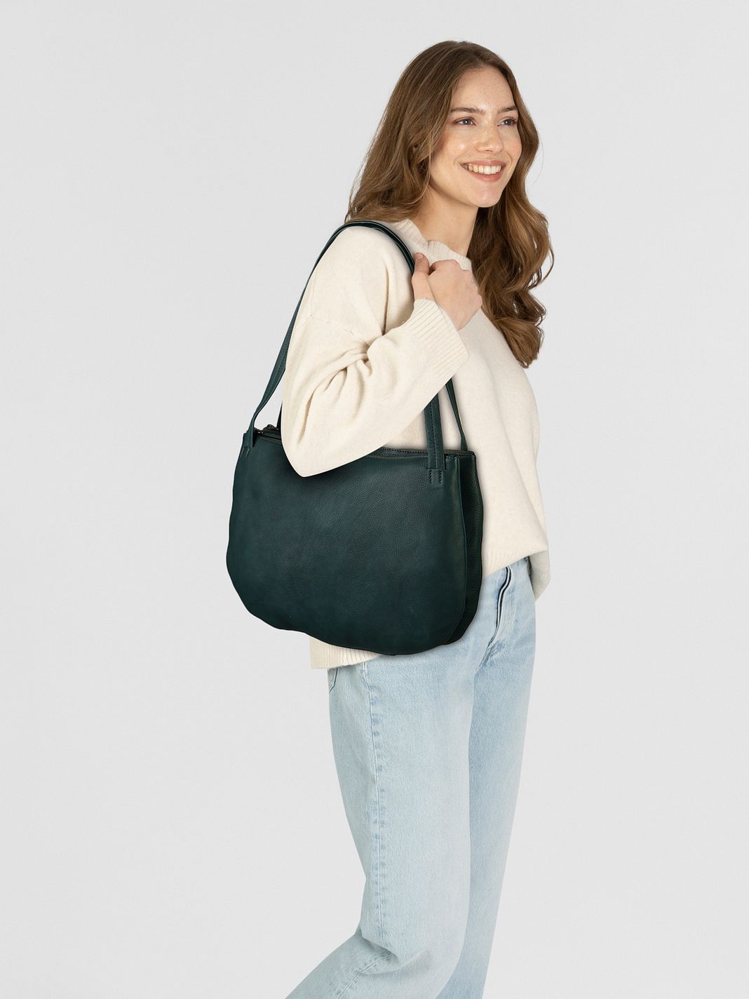 Harold's Cufu Borsa a spalla Vera Pelle 38 cm Harold's Cufu Borsa a spalla Vera Pelle 38 cm