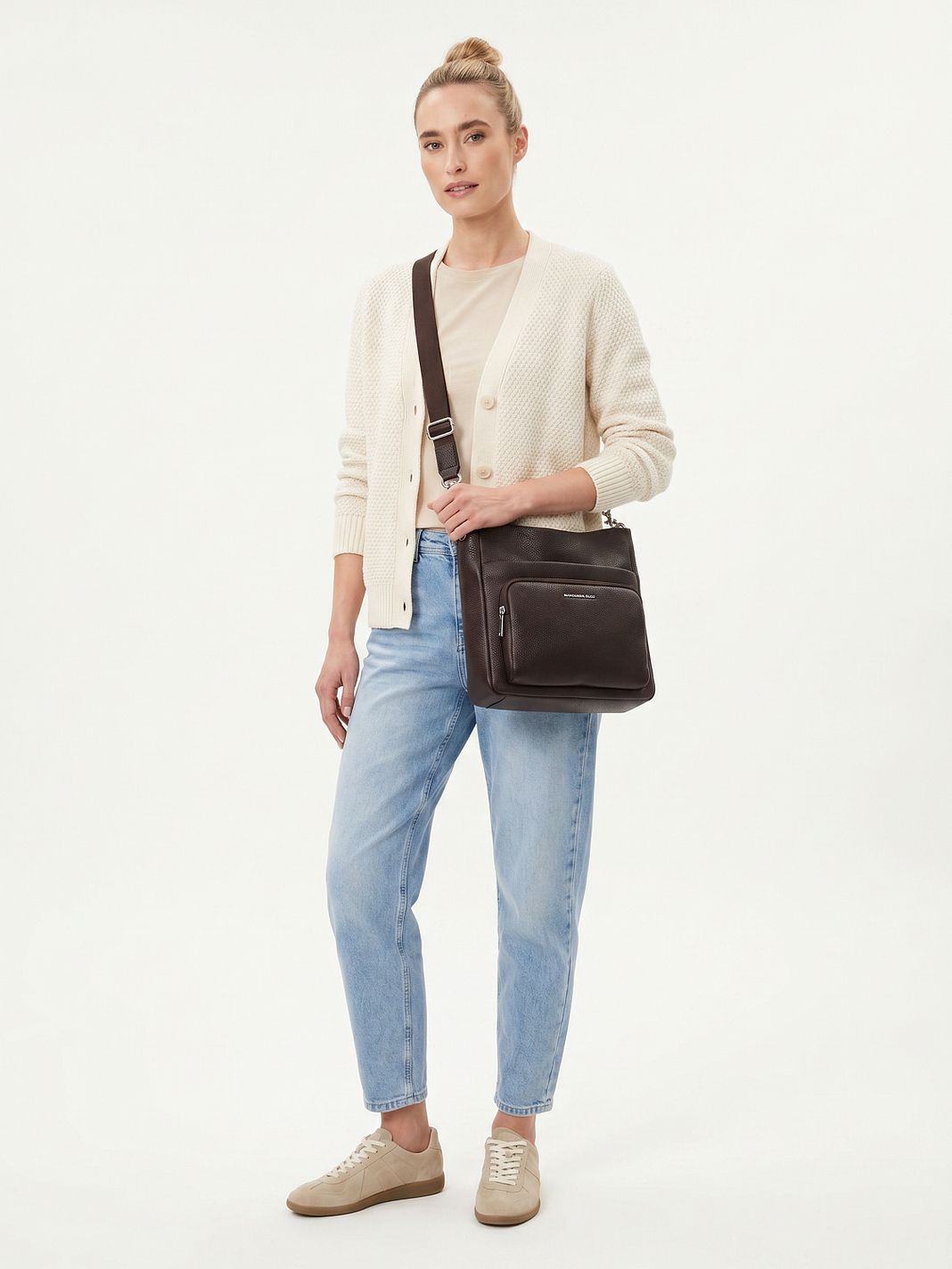 Mandarina Duck Mellow Leather Borsa a tracolla Vera Pelle 30 cm Mandarina Duck Mellow Leather Borsa a tracolla Vera Pelle 30 cm