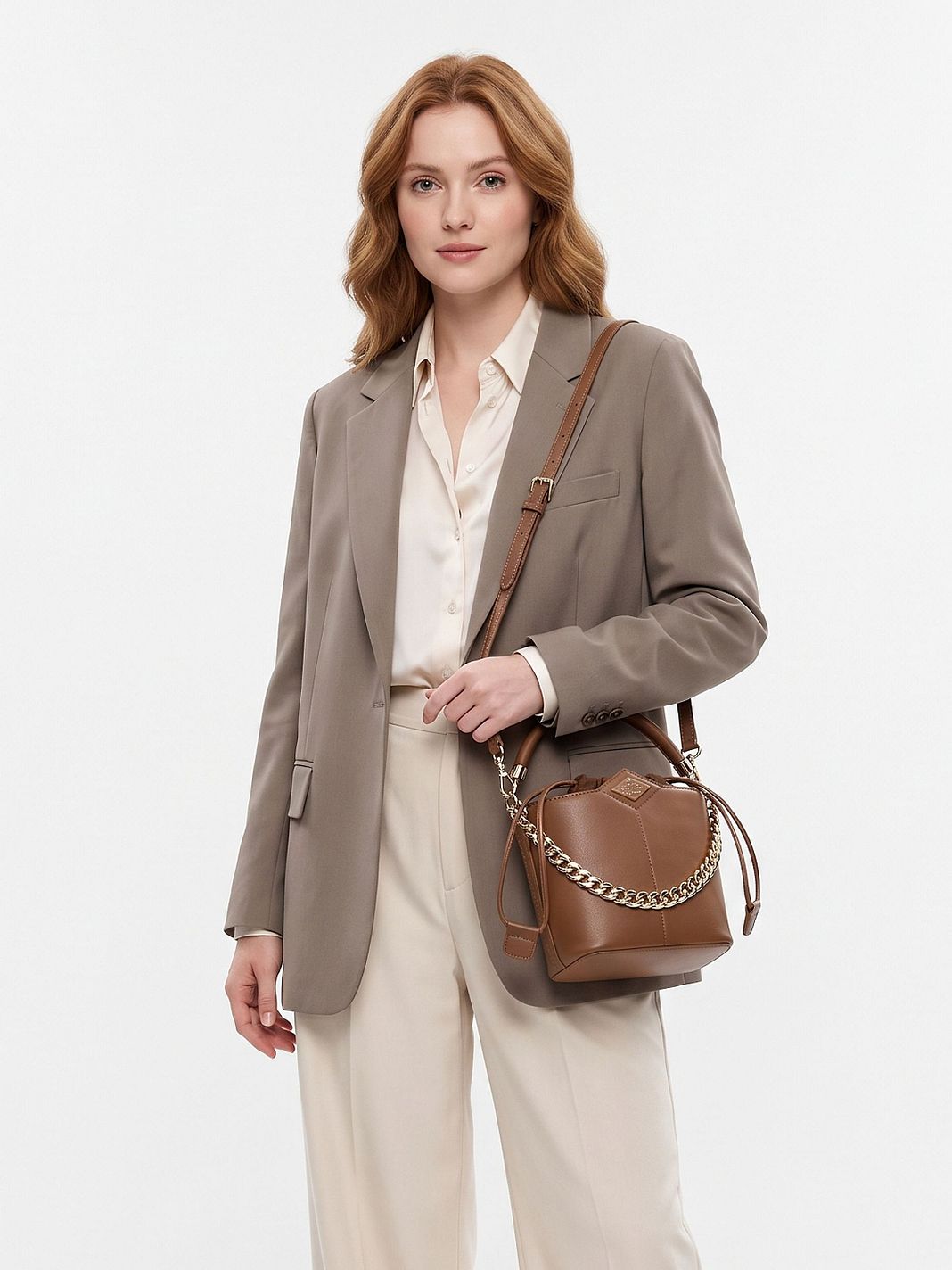 Replay Bucket bag Läder 20 cm