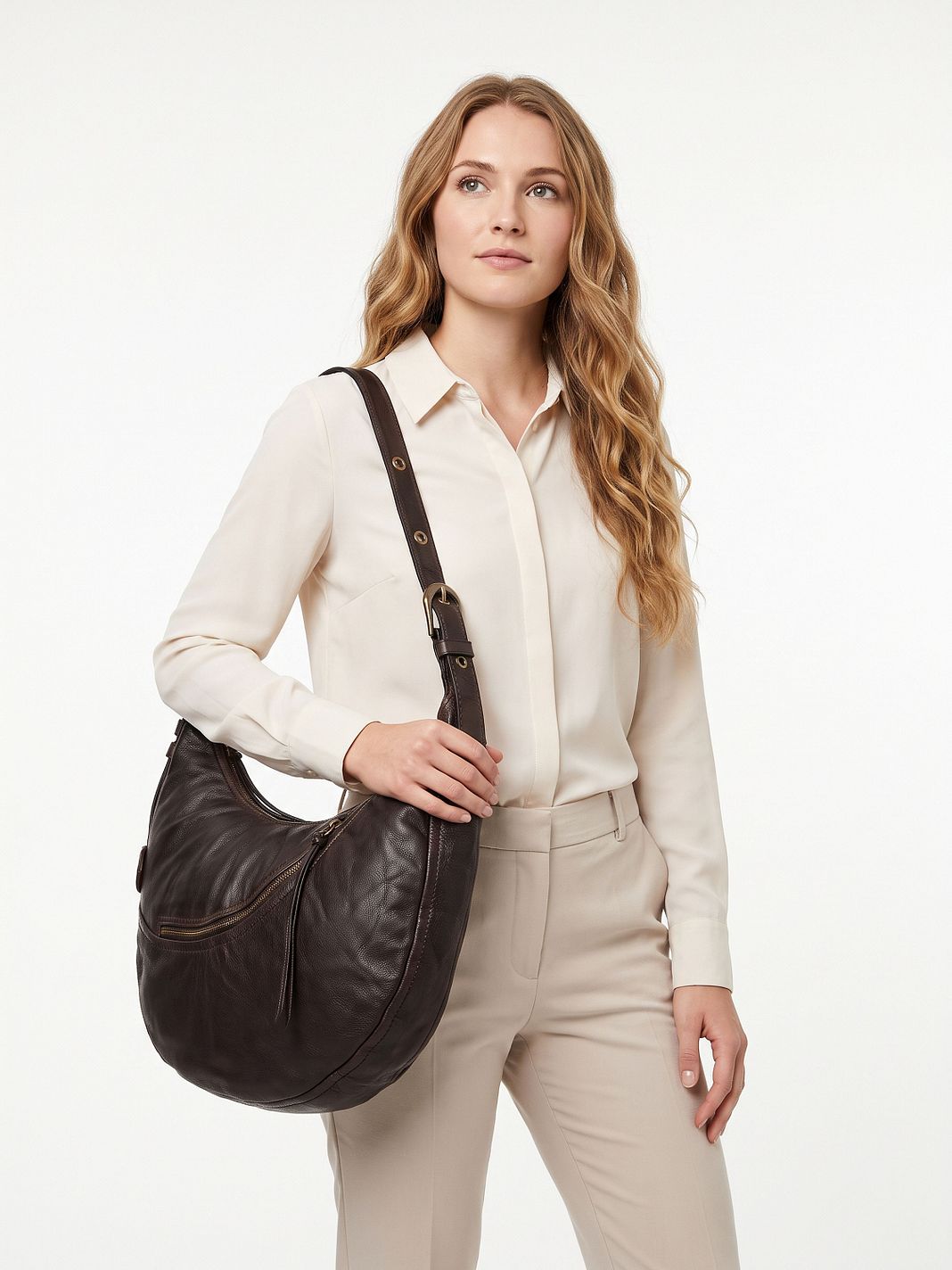 Liebeskind Luna II Borsa a spalla M Vera Pelle 43 cm Liebeskind Luna II Borsa a spalla M Vera Pelle 43 cm