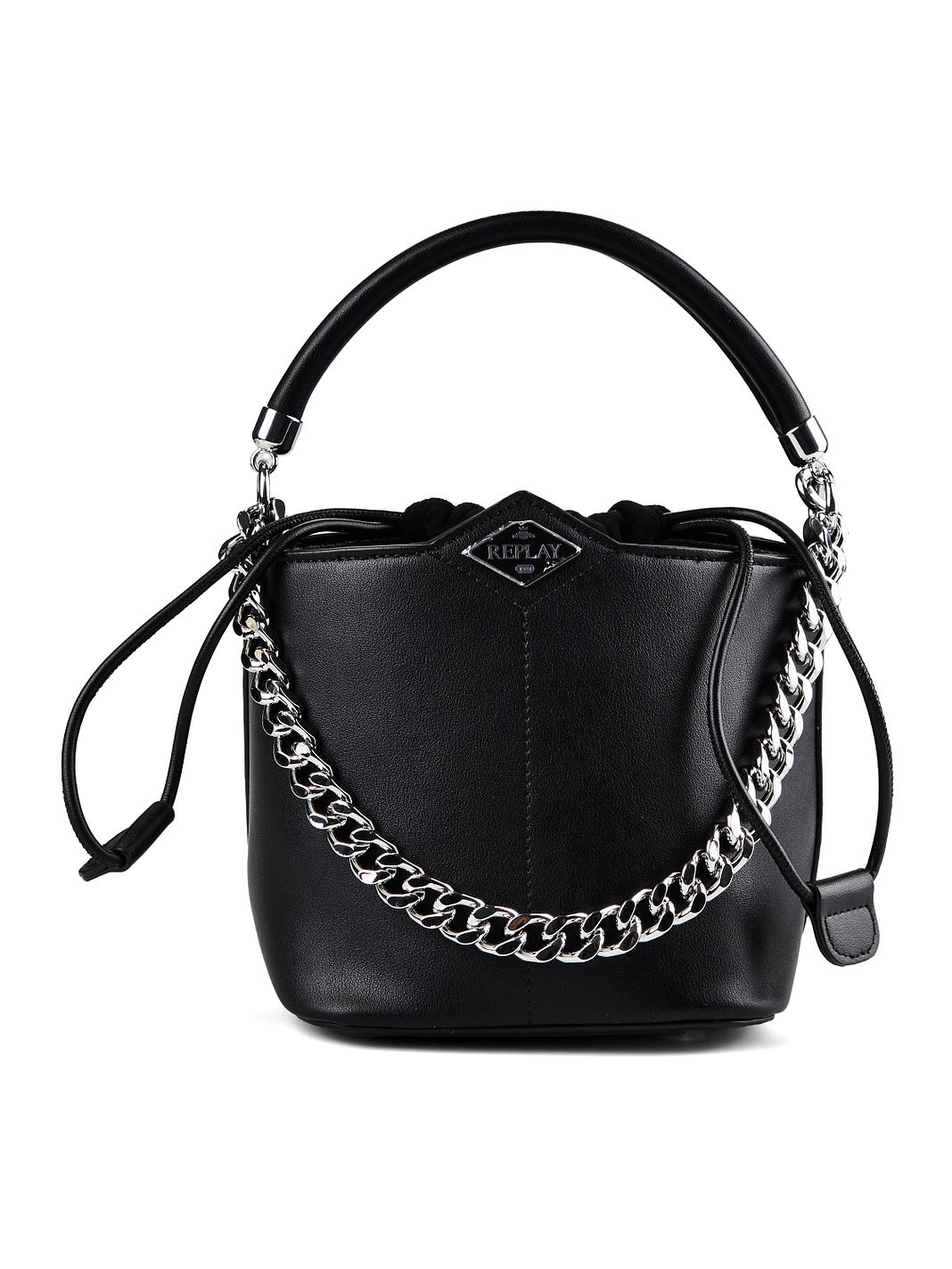 Replay Bucket bag Läder 20 cm