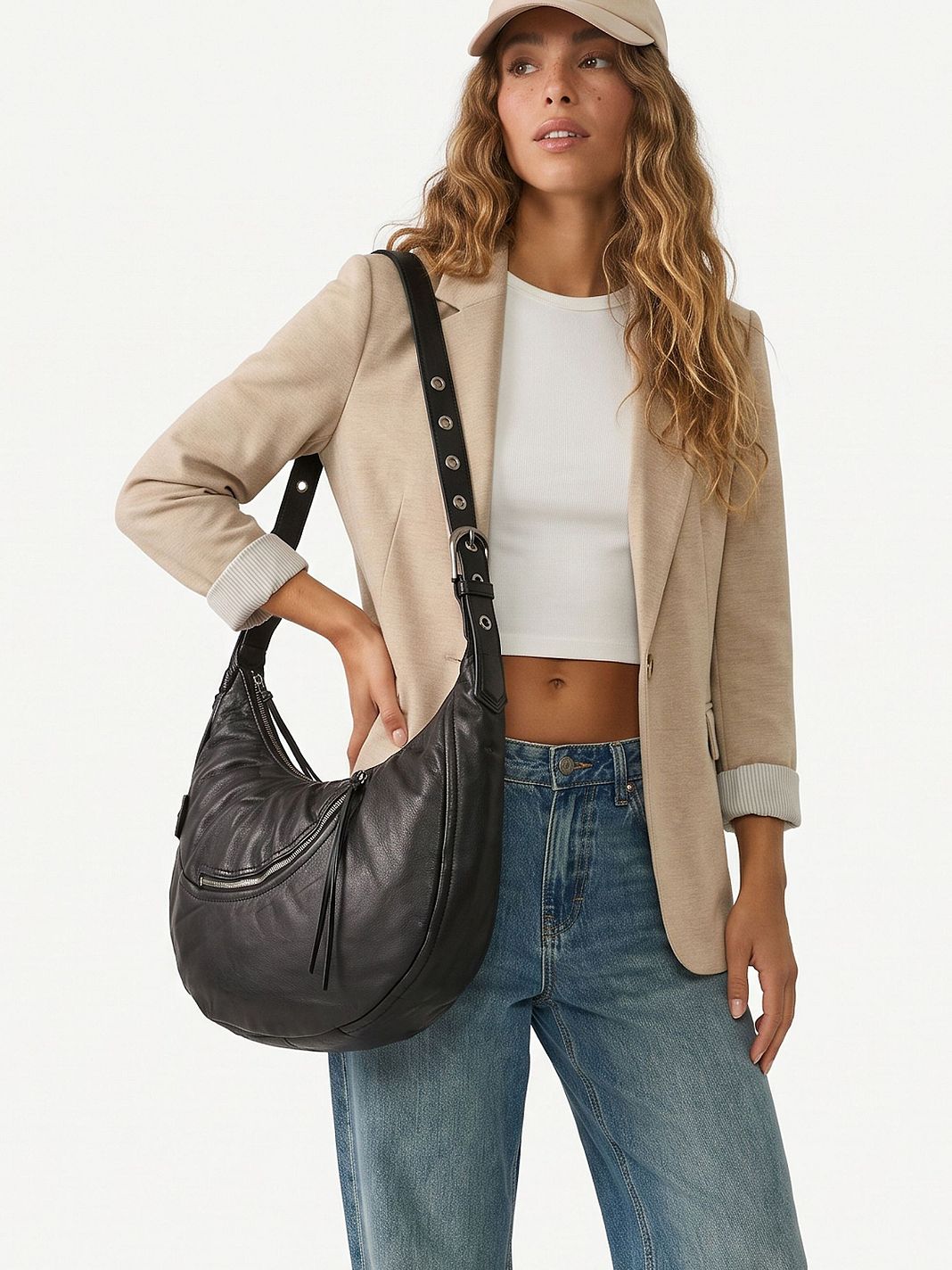 Liebeskind Luna II Borsa a spalla M Vera Pelle 43 cm Liebeskind Luna II Borsa a spalla M Vera Pelle 43 cm