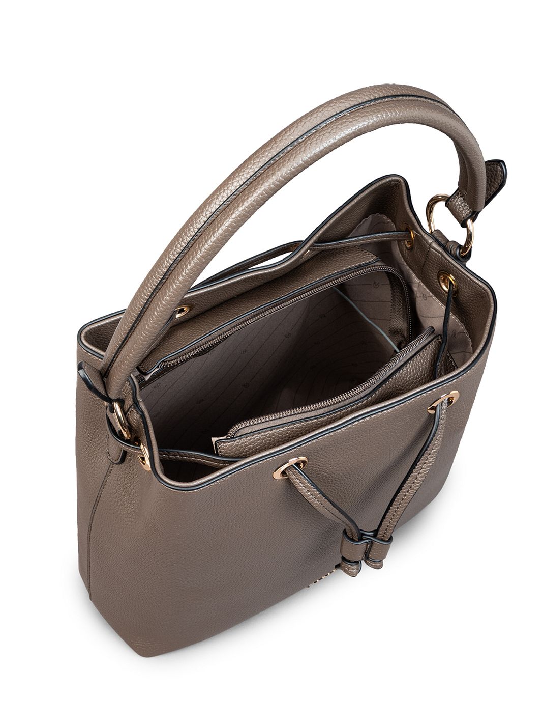 L.CREDI Ebony Bucket bag 28 cm