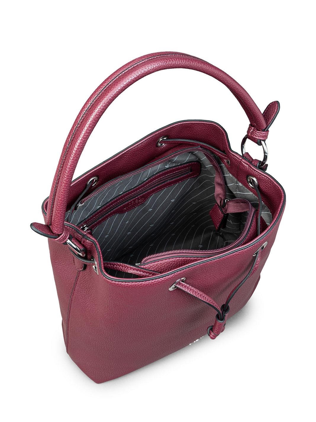 L.CREDI Ebony Bucket bag 28 cm