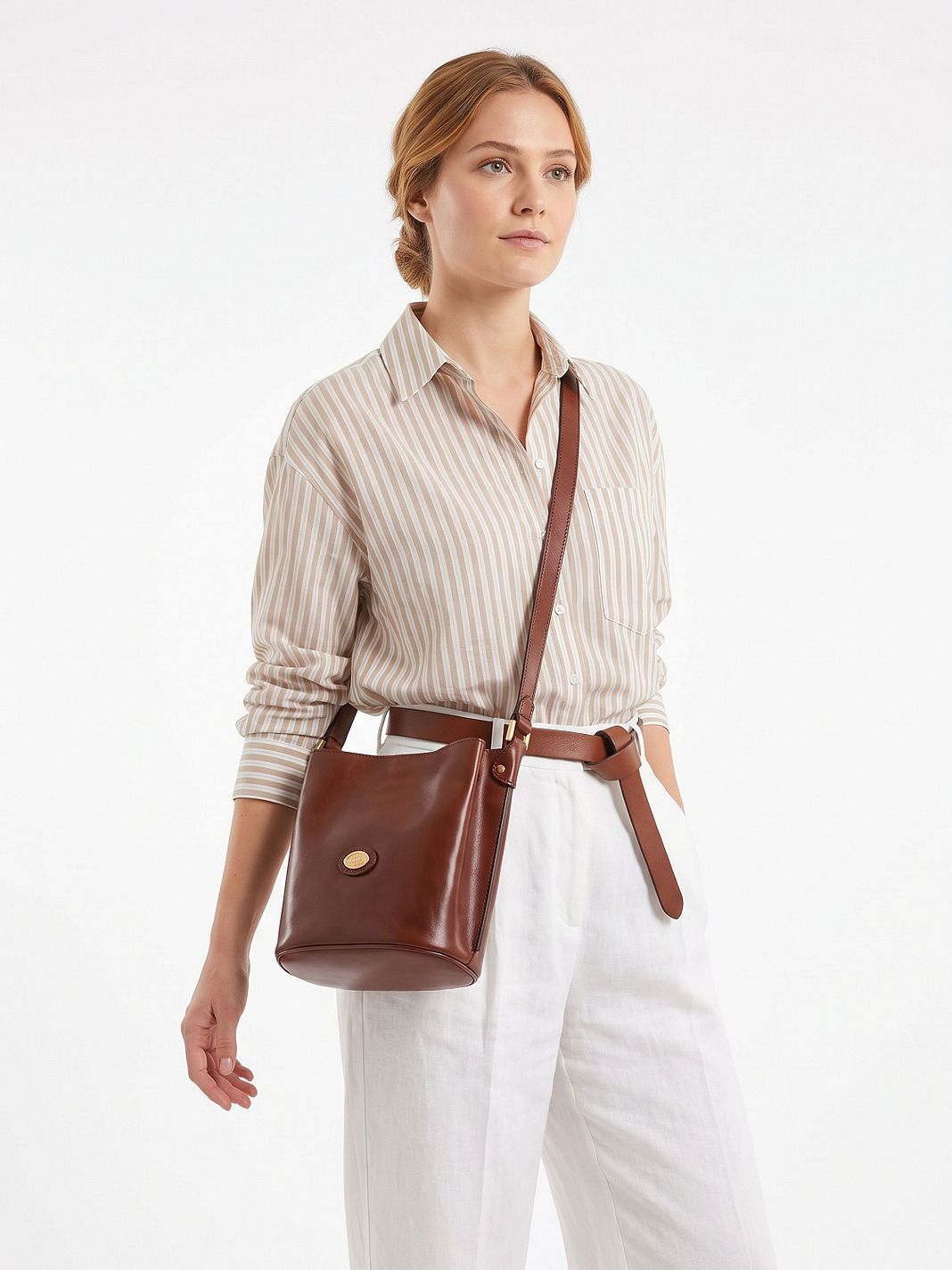 The Bridge Story Donna Bolso bandolera Piel natural 26 cm The Bridge Story Donna Bolso bandolera Piel natural 26 cm