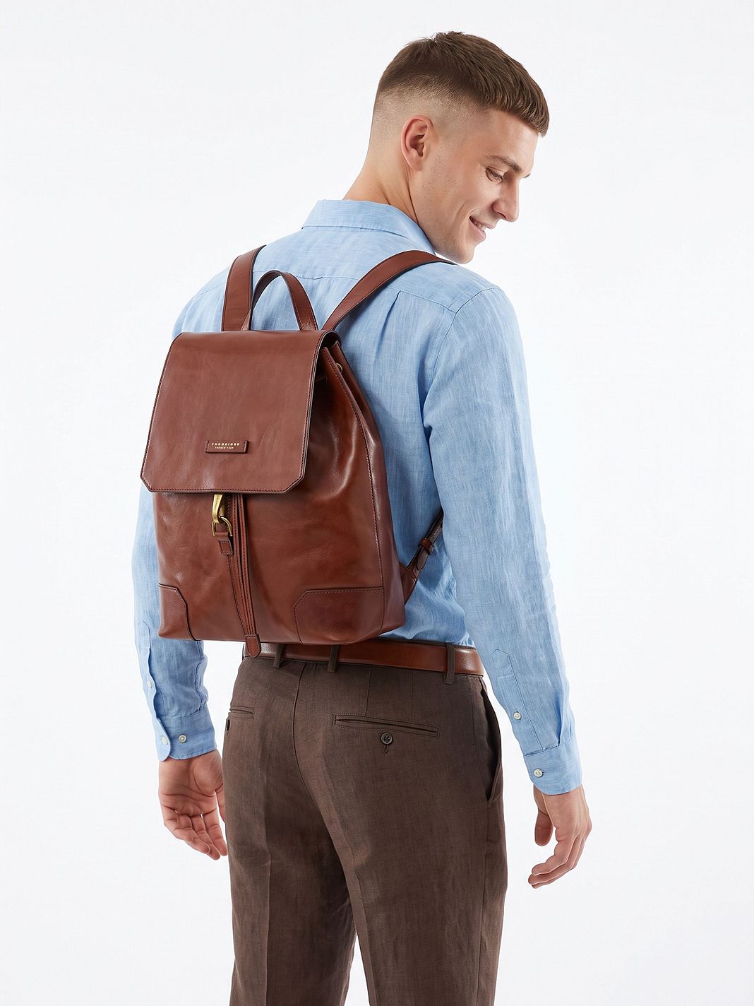 The Bridge Icon Uomo Mochila urbana Piel natural 38 cm The Bridge Icon Uomo Mochila urbana Piel natural 38 cm
