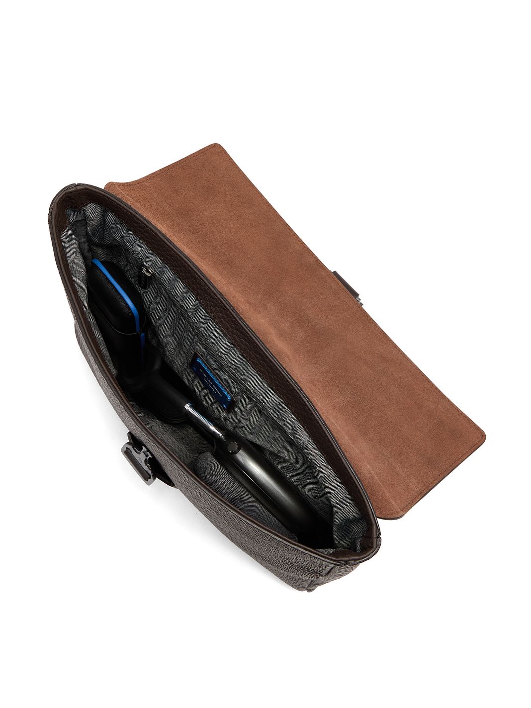 Piquadro Materia Bolso hombre Piel natural 22 cm Piquadro Materia Bolso hombre Piel natural 22 cm