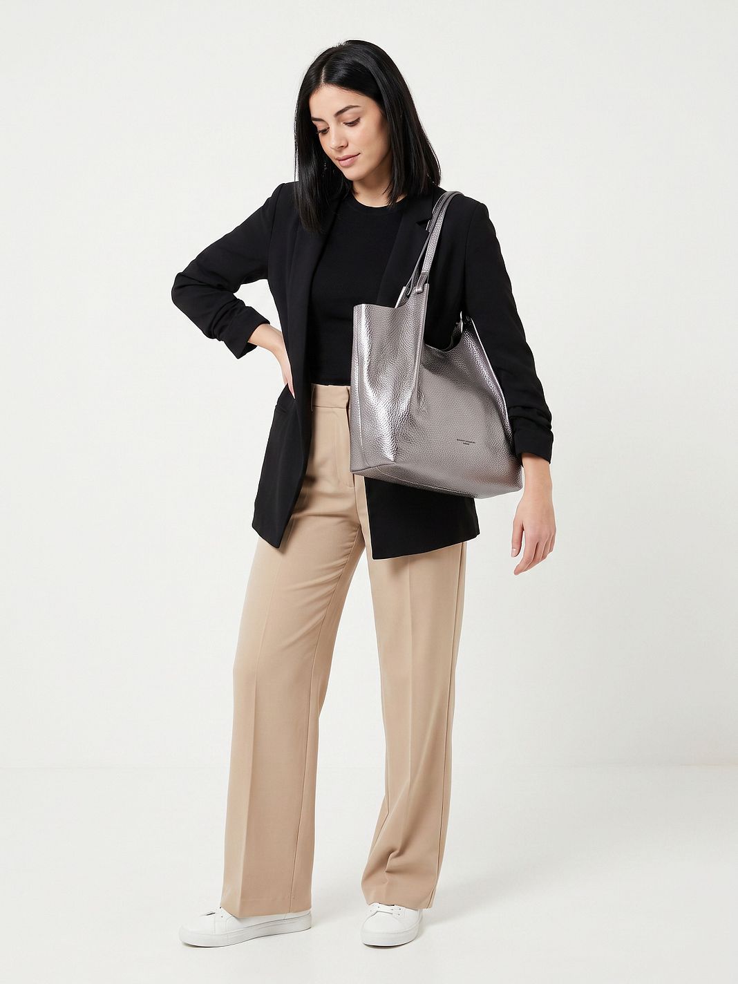 Gianni Chiarini Dua Borsa a spalla Vera Pelle 38 cm