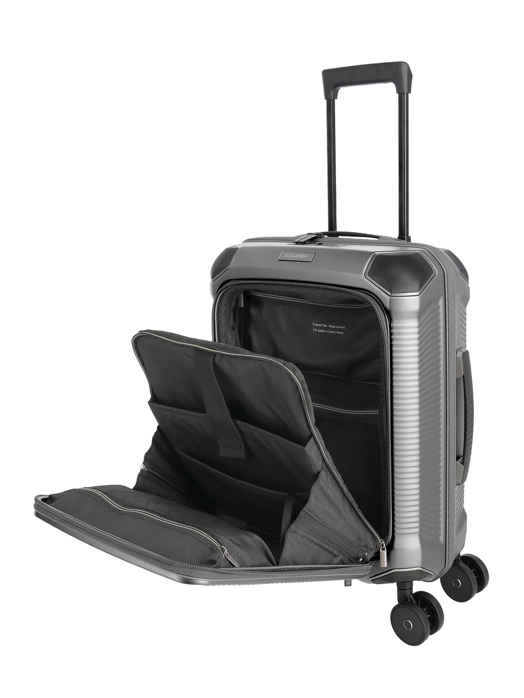 Travelite Millennium 4 ruote Trolley cabina 55 cm Vano porta PC Travelite Millennium 4 ruote Trolley cabina 55 cm Vano porta PC