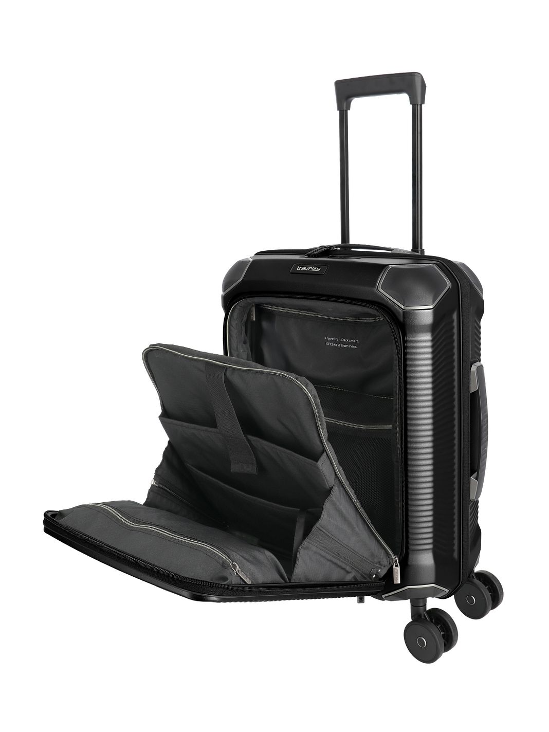 Travelite Millennium 4 ruote Trolley cabina 55 cm Vano porta PC Travelite Millennium 4 ruote Trolley cabina 55 cm Vano porta PC