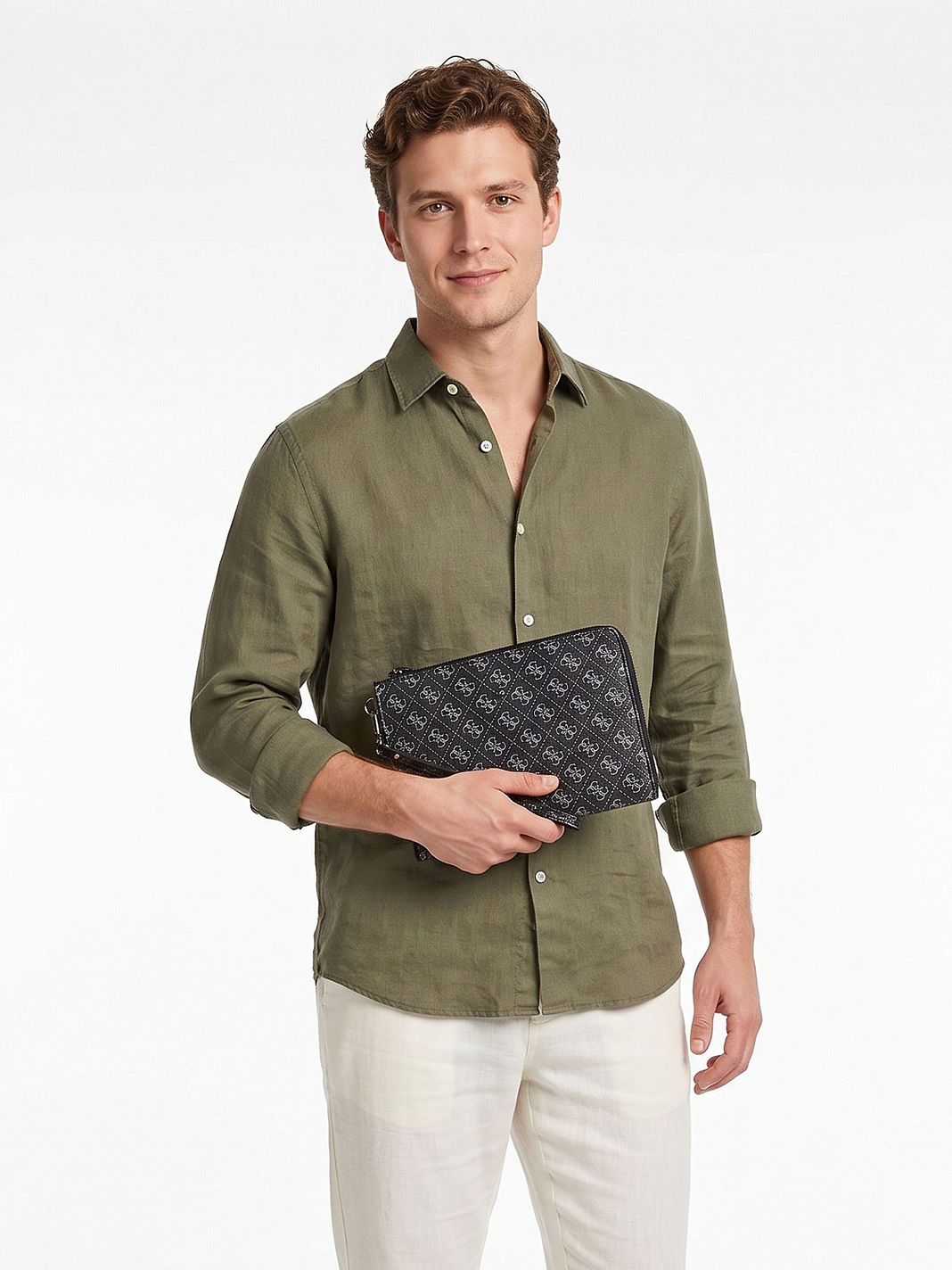 Guess Milano Bolso hombre M 24 cm