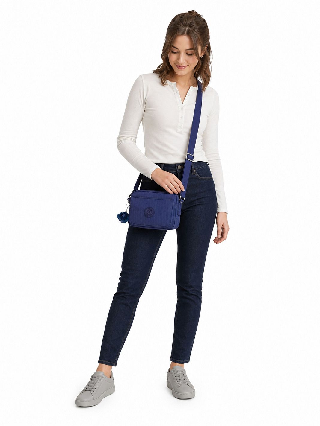 Kipling Basic Plus Abanu Crossbody taška M 24 cm Kipling Basic Plus Abanu Crossbody taška M 24 cm