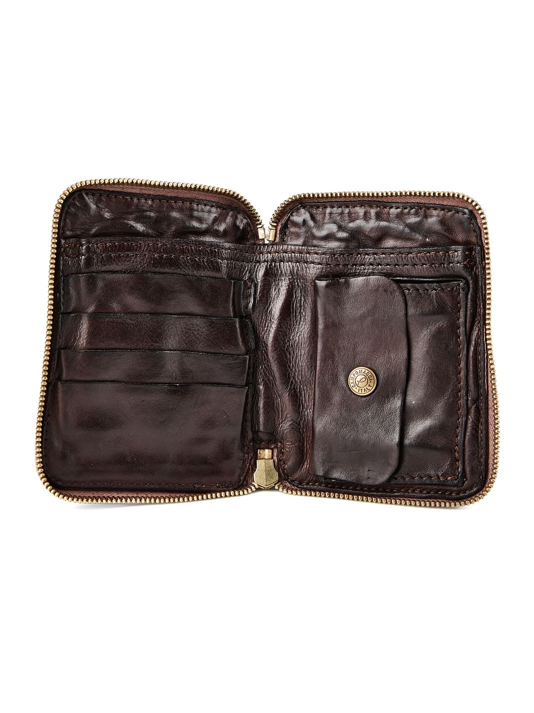 Campomaggi Tosca Portafoglio Protezione RFID Vera Pelle 13 cm