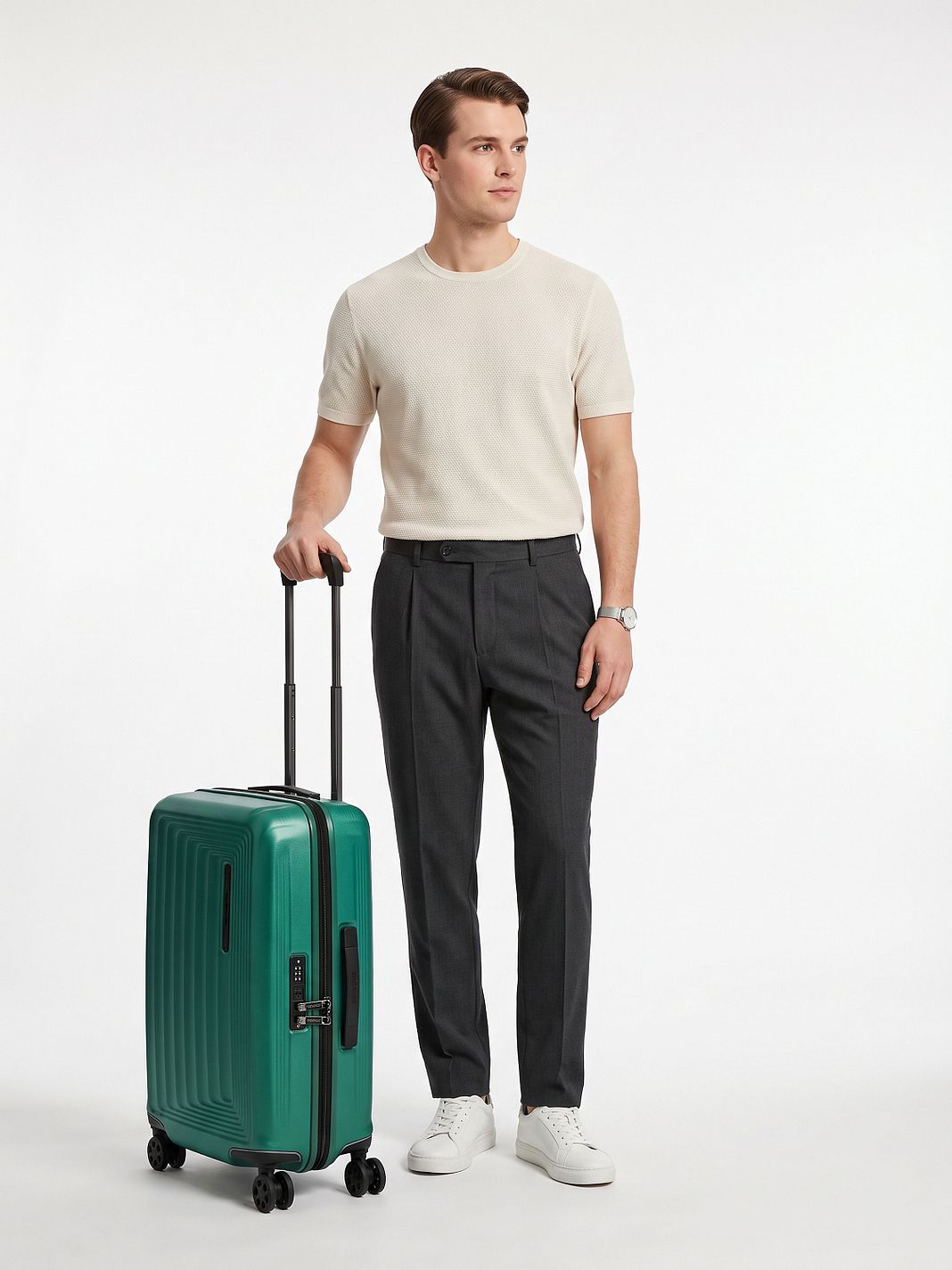 Samsonite Nuon 4 ruote Trolley cabina 55 cm espandibile Samsonite Nuon 4 ruote Trolley cabina 55 cm espandibile