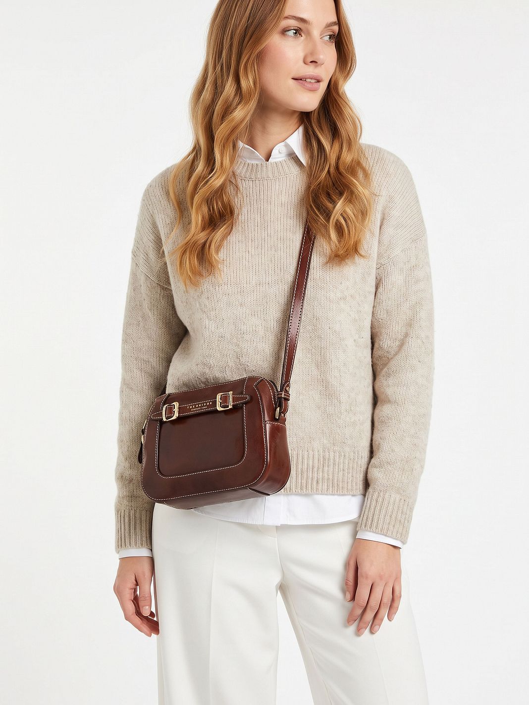 The Bridge Gaia Crossbody taske Læder 22 cm