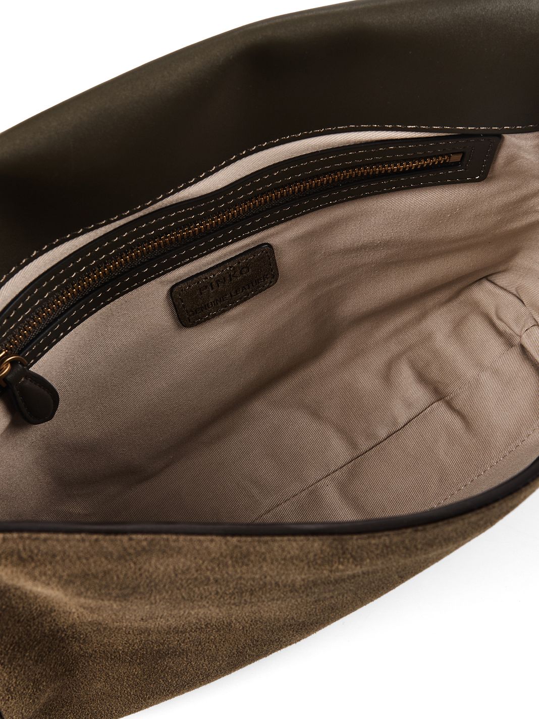 PINKO Love Satchel Classic Bolso bandolera Piel natural 27 cm PINKO Love Satchel Classic Bolso bandolera Piel natural 27 cm