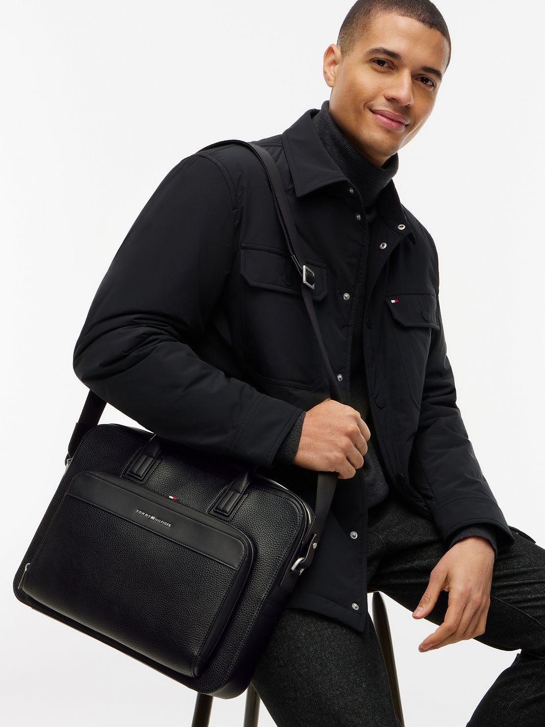 Tommy Hilfiger TH Central Cartella 38 cm Vano porta PC Tommy Hilfiger TH Central Cartella 38 cm Vano porta PC