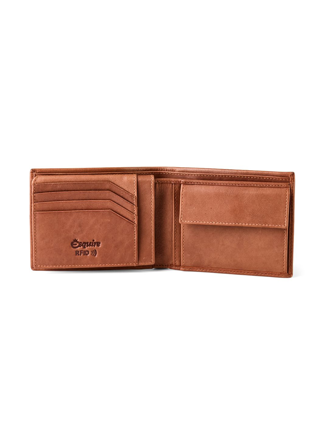 Esquire Chicago Portafoglio Protezione RFID Vera Pelle 12.5 cm