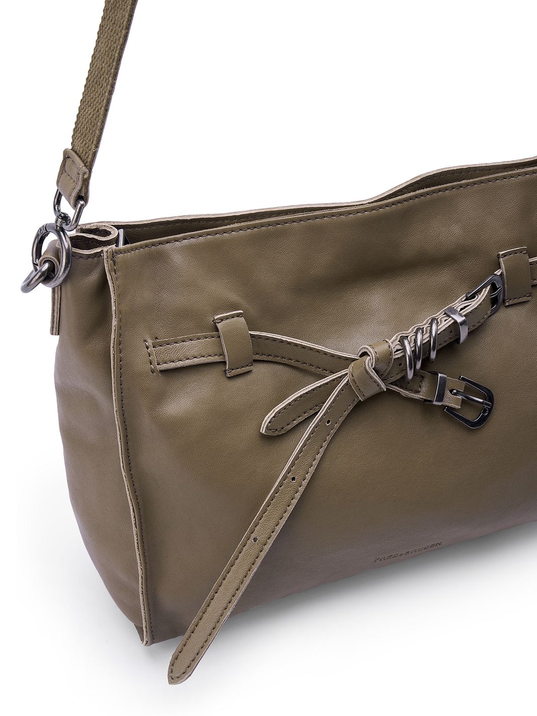 FredsBruder Belted With Love Borsa a spalla Vera Pelle 29.5 cm