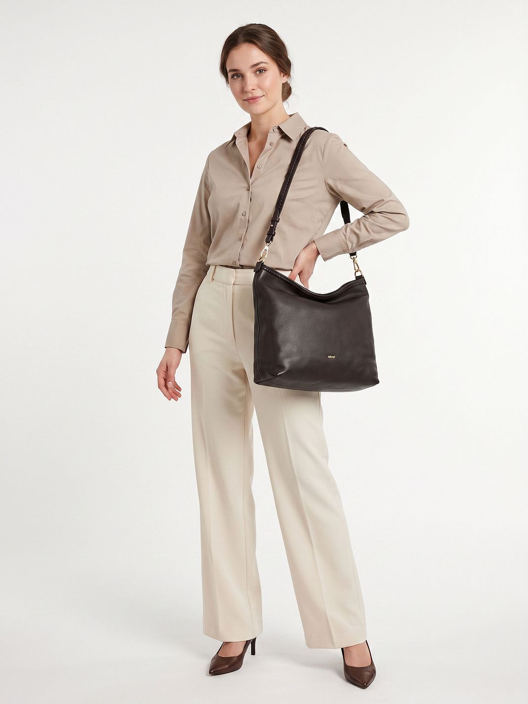 abro Signature Borsa a spalla Vera Pelle 36 cm abro Signature Borsa a spalla Vera Pelle 36 cm