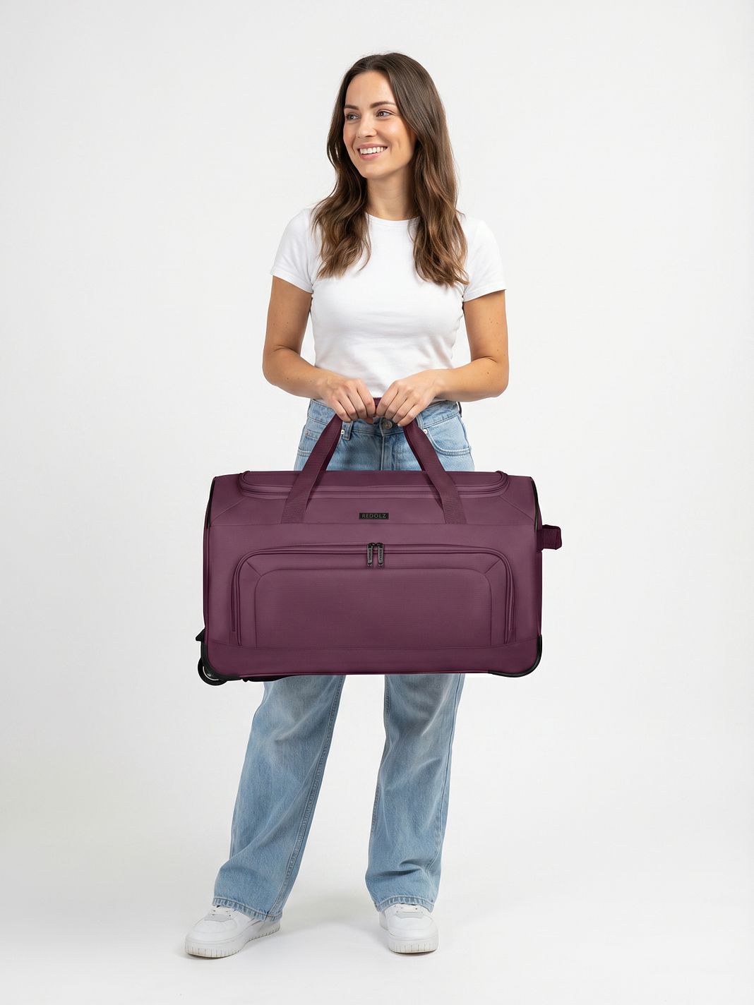 Redolz Borsa da viaggio Duffle Essentials a 2 ruote, 61 cm Redolz Borsa da viaggio Duffle Essentials a 2 ruote, 61 cm