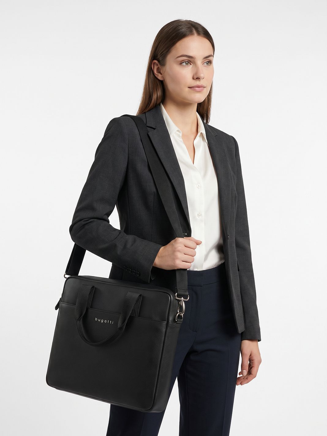 bugatti Valencia Portfölj Läder 37 cm Laptopfack bugatti Valencia Portfölj Läder 37 cm Laptopfack