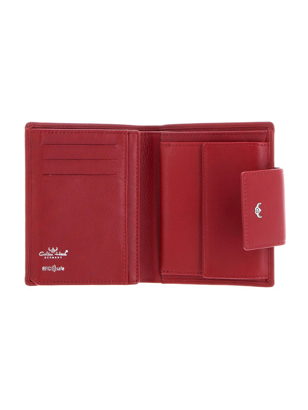 Golden Head Dublin Portafoglio Protezione RFID Vera Pelle 10 cm Golden Head Dublin Portafoglio Protezione RFID Vera Pelle 10 cm