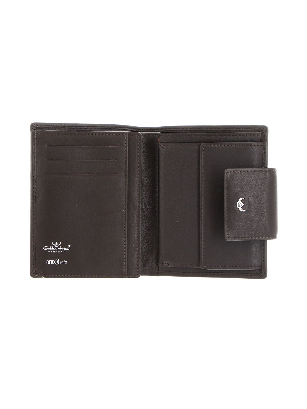Golden Head Dublin Portafoglio Protezione RFID Vera Pelle 10 cm Golden Head Dublin Portafoglio Protezione RFID Vera Pelle 10 cm