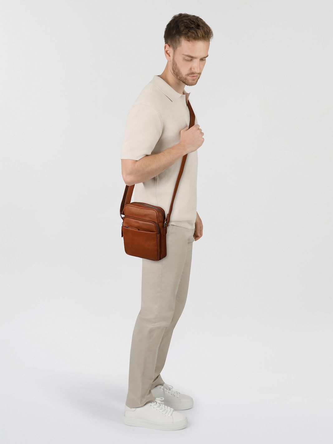 Greenburry Fiorentina Crossbody taske Læder 17 cm