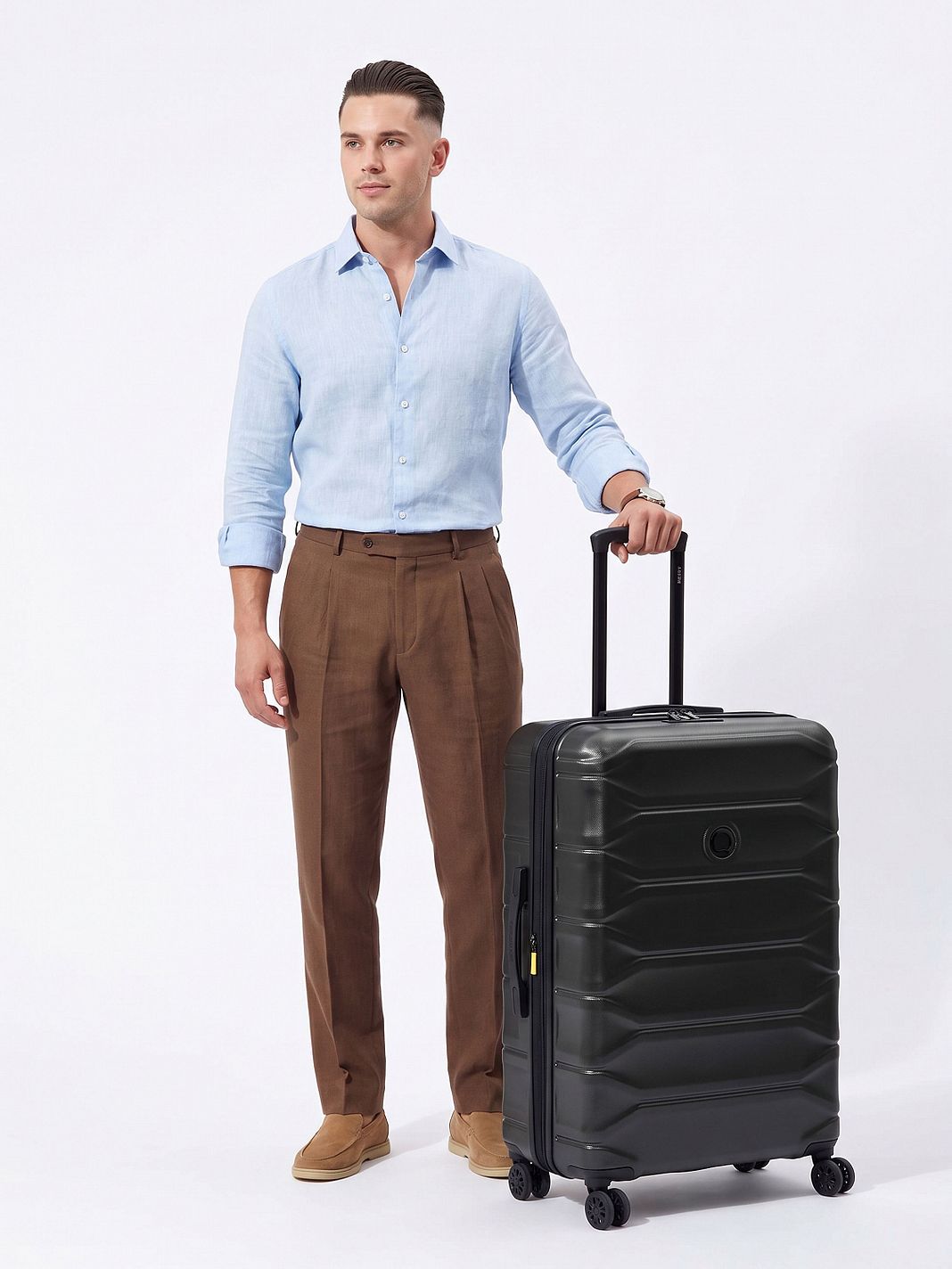 Delsey Paris Meteor 4 ruote Carrello L 78 cm espandibile