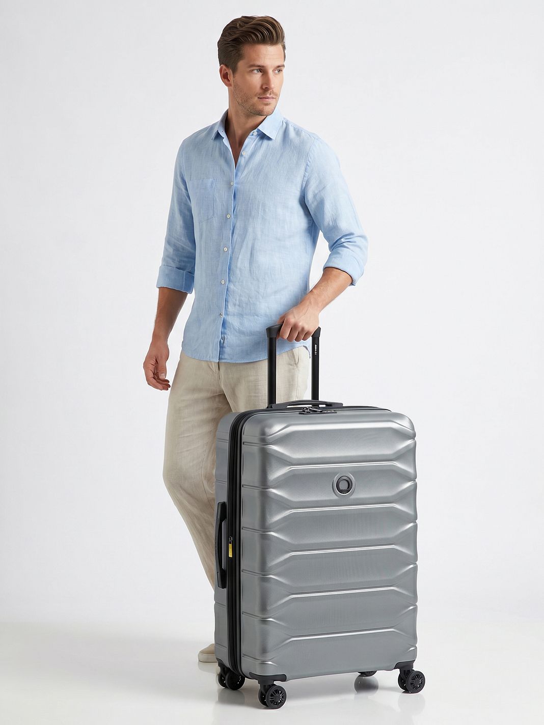 Delsey Paris Meteor 4 ruote Carrello L 78 cm espandibile
